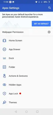 Apex Launcher android App screenshot 6